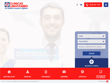 Tablet Screenshot of clinicalimatambo.com
